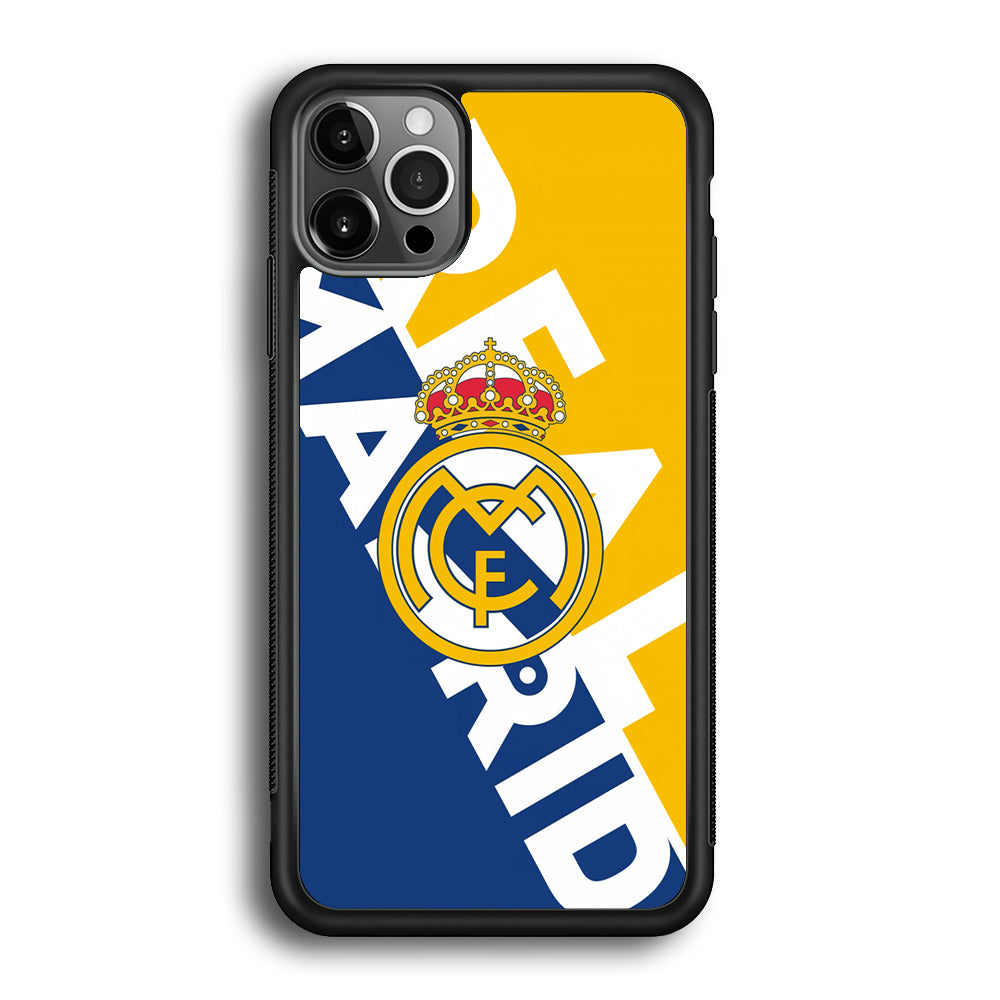 Real Madrid Bold Sensing iPhone 12 Pro Case