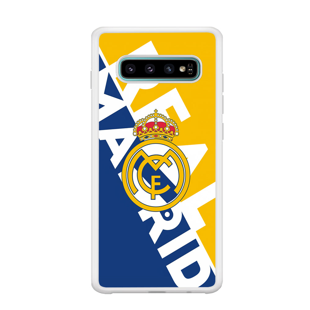 Real Madrid Bold Sensing Samsung Galaxy S10 Case