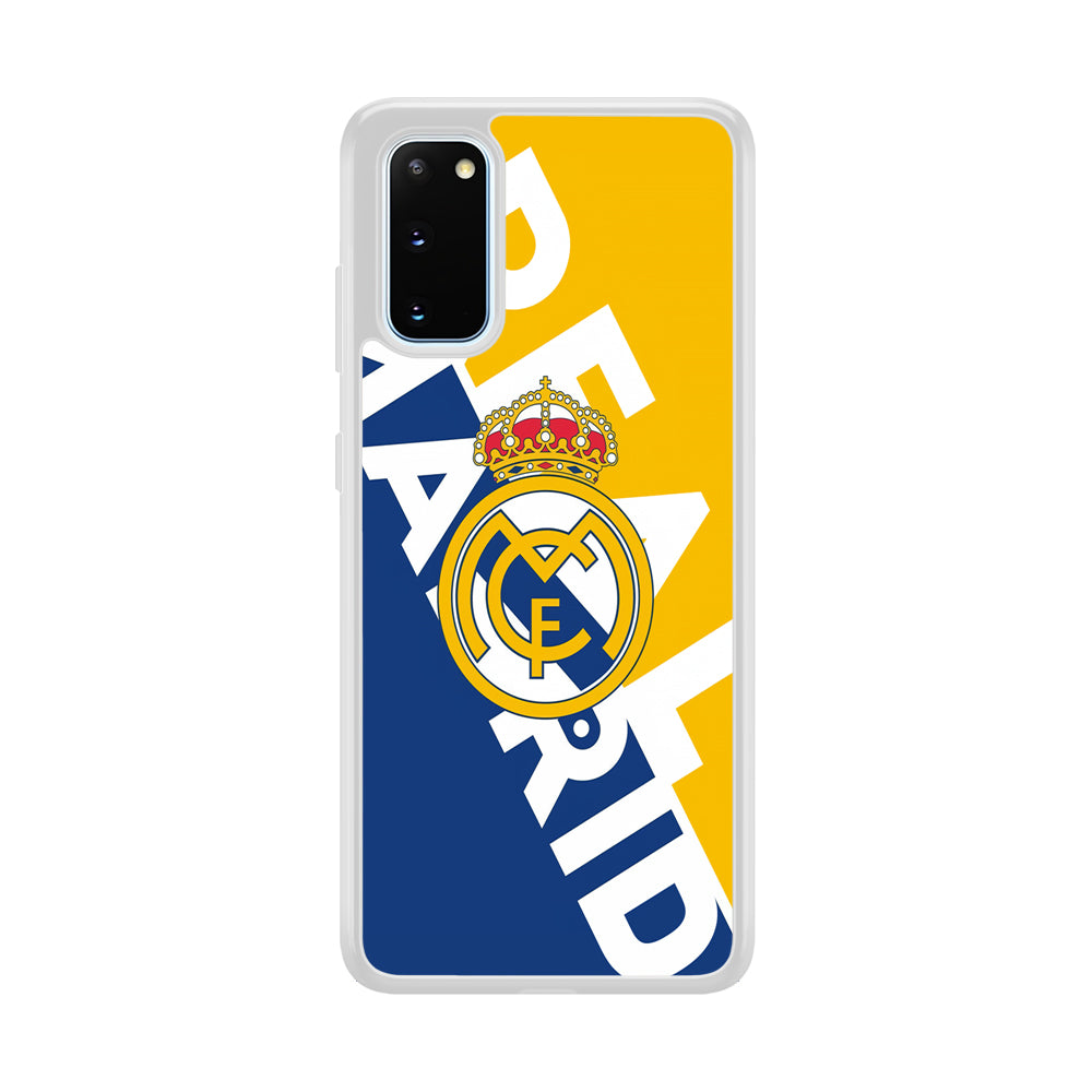 Real Madrid Bold Sensing Samsung Galaxy S20 Case