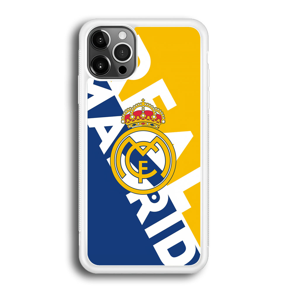 Real Madrid Bold Sensing iPhone 12 Pro Case