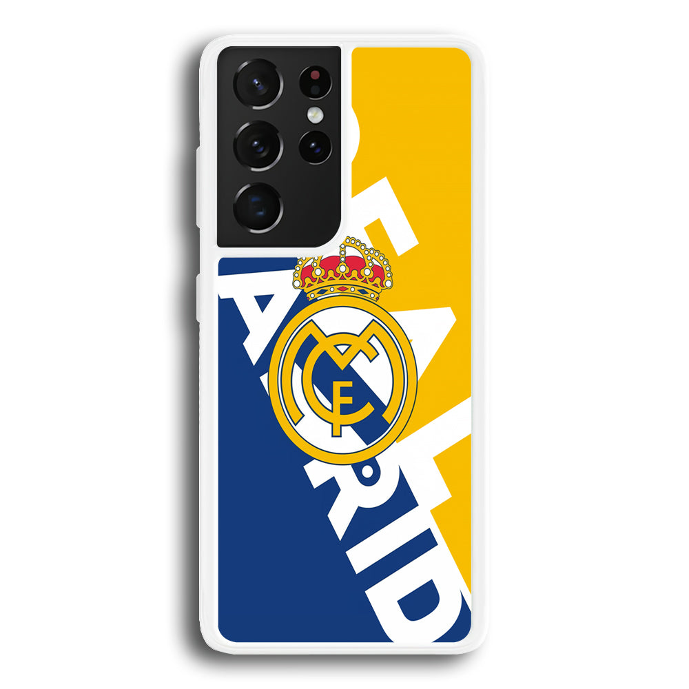 Real Madrid Bold Sensing Samsung Galaxy S21 Ultra Case