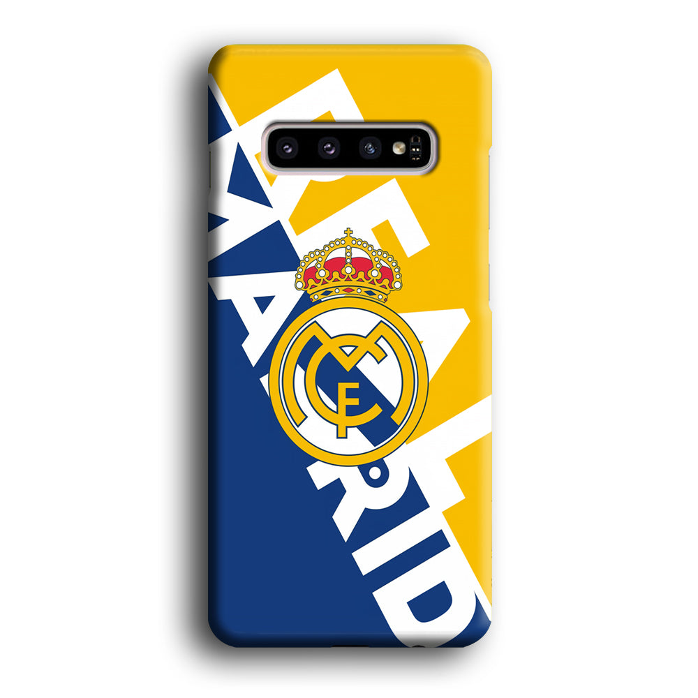 Real Madrid Bold Sensing Samsung Galaxy S10 Case