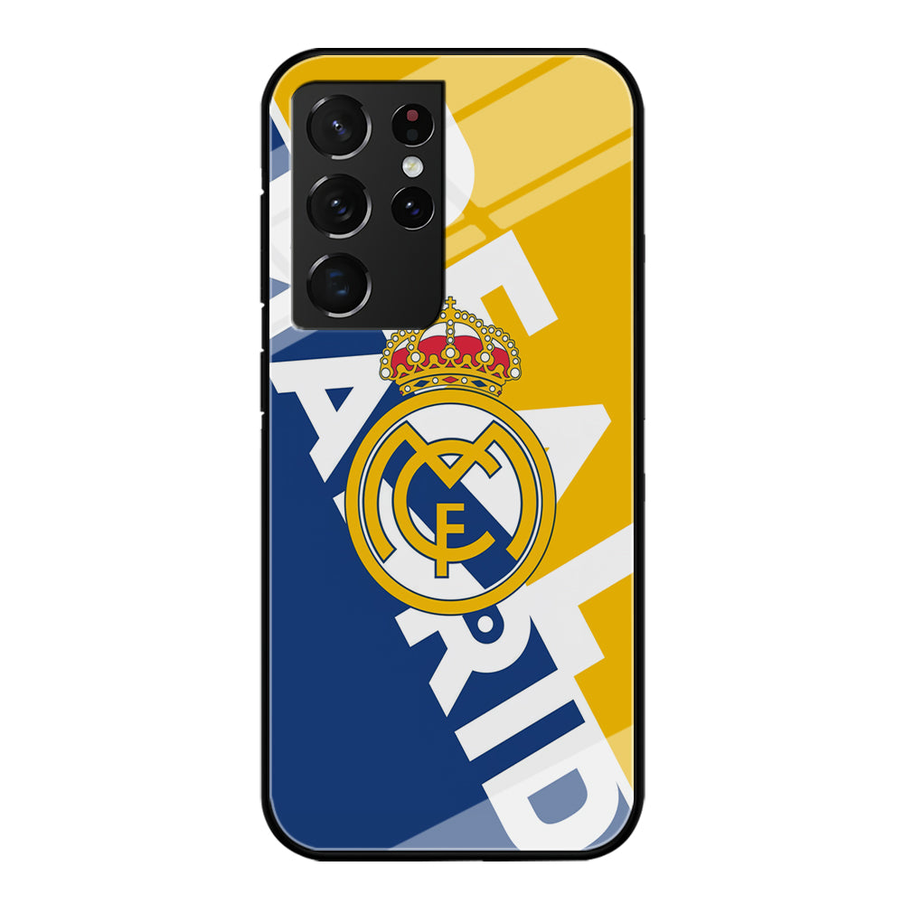 Real Madrid Bold Sensing Samsung Galaxy S21 Ultra Case