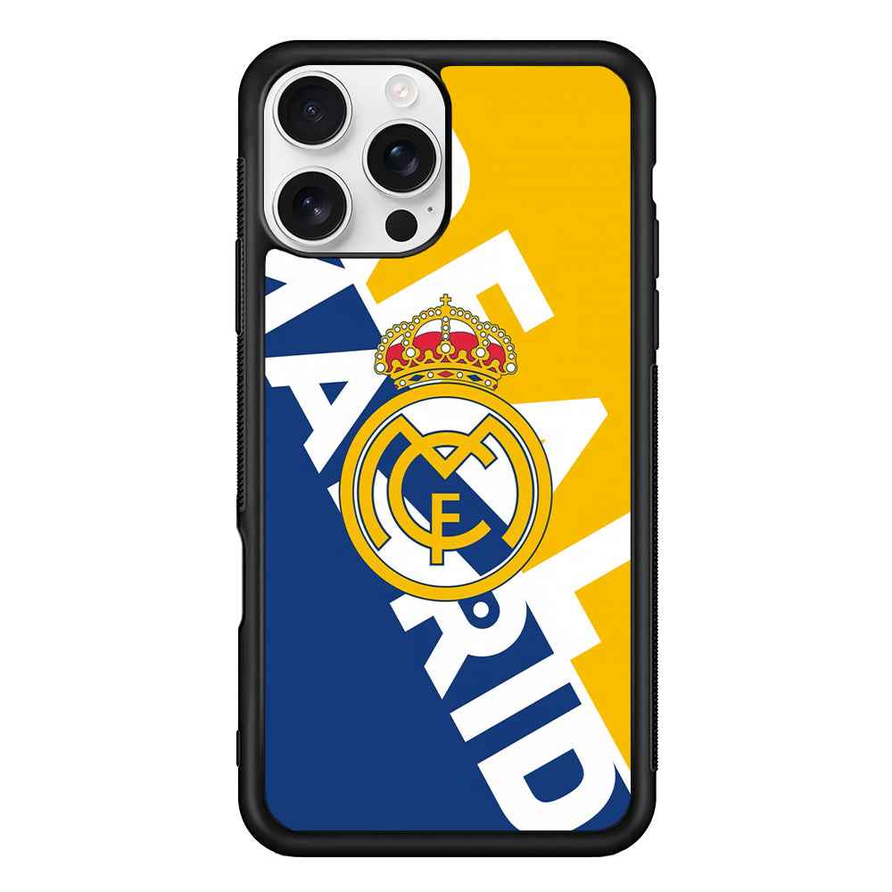 Real Madrid Bold Sensing iPhone 16 Pro Case