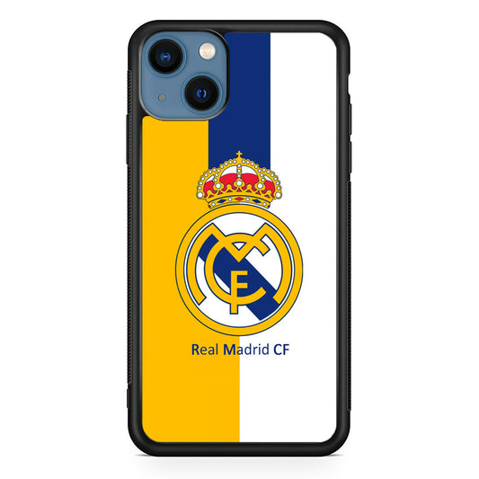 Real Madrid Yellow and Blue Line iPhone 14 Plus Case - Carneyforia