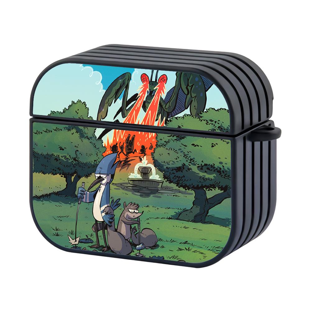 Regular Show Avoid Enemy Attacks Apple Airpods 4 Case Black