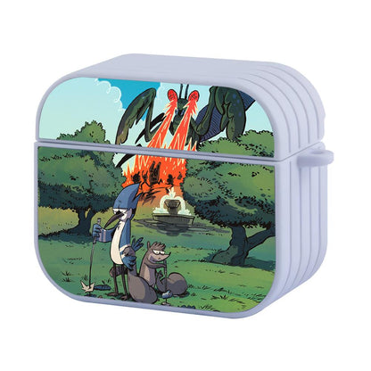 Regular Show Avoid Enemy Attacks Apple Airpods 4 Case White