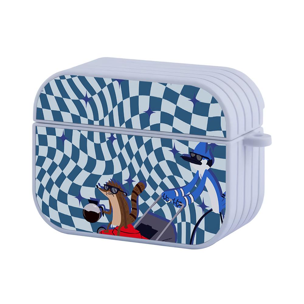 Regular Show Coffee makes Work Relax Apple Airpods Pro 3 Case White