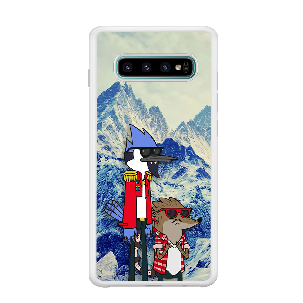 Regular Show Cool Rockstar Samsung Galaxy S10 Case