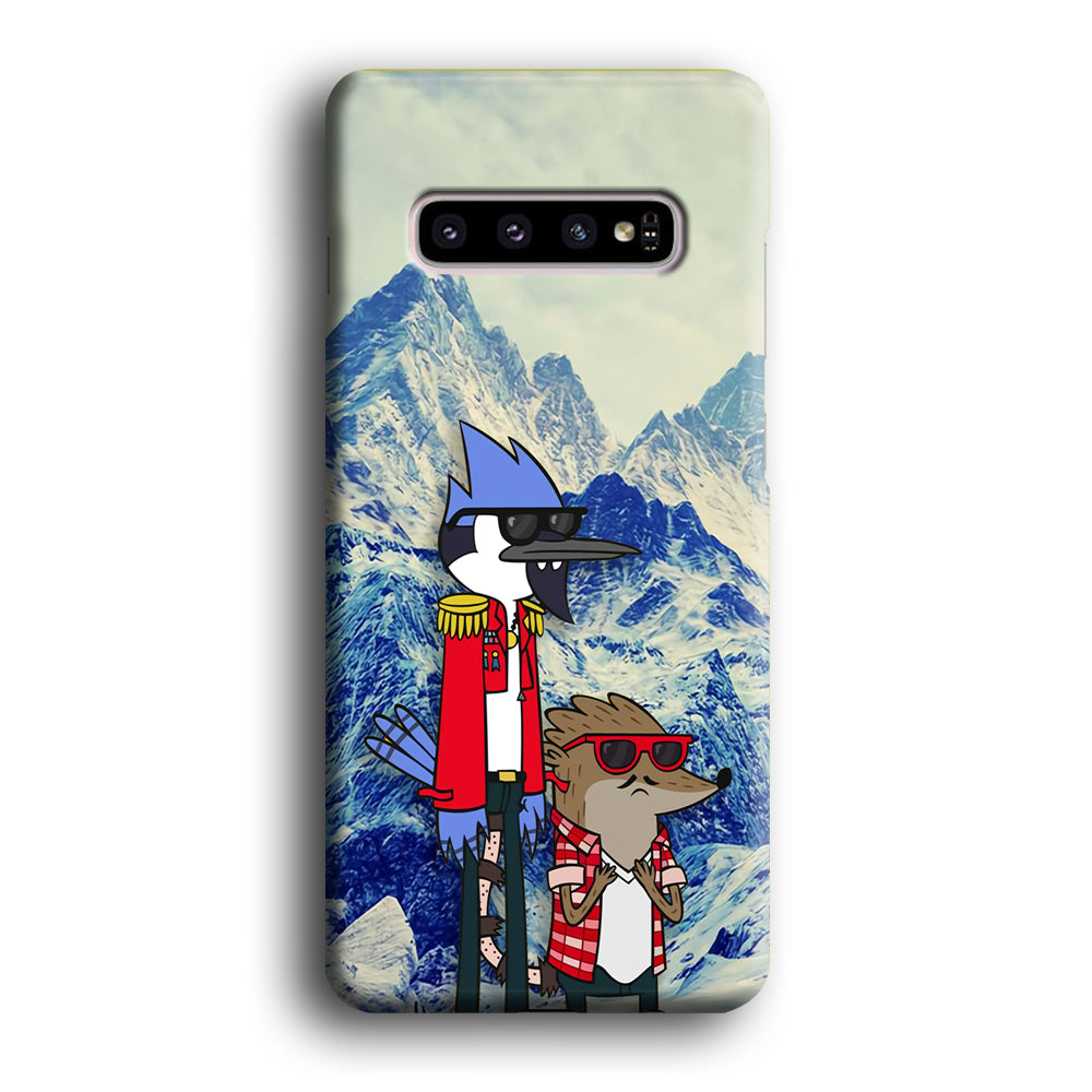 Regular Show Cool Rockstar Samsung Galaxy S10 Case