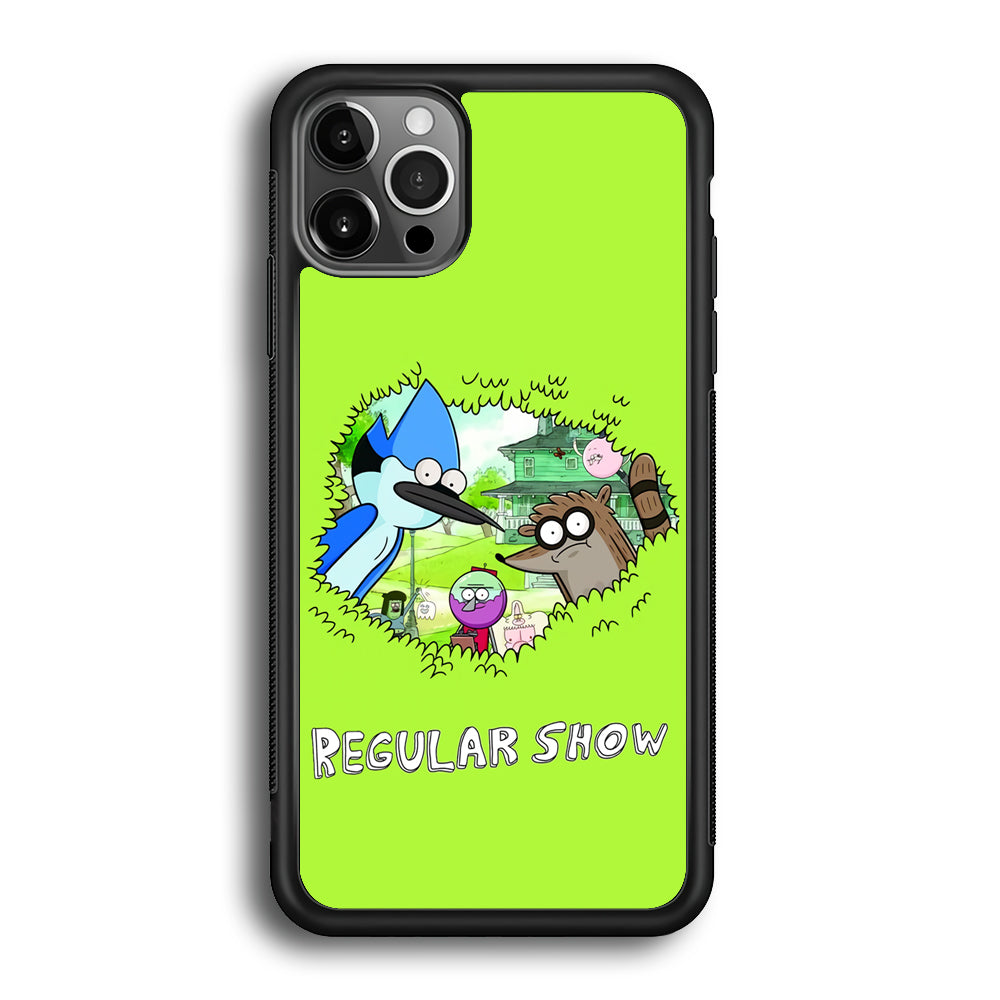 Regular Show Hide In The Bushes iPhone 12 Pro Max Case