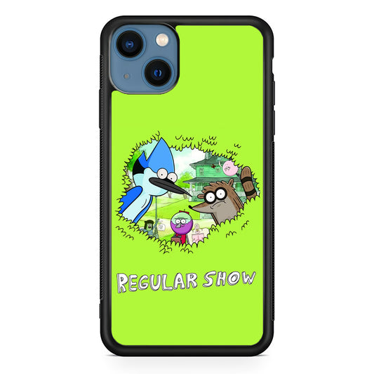 Regular Show Hide In The Bushes iPhone 13 Case