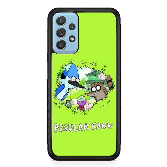 Regular Show Hide In The Bushes Samsung Galaxy A52 Case