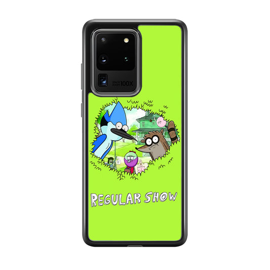 Regular Show Hide In The Bushes Samsung Galaxy S20 Ultra Case
