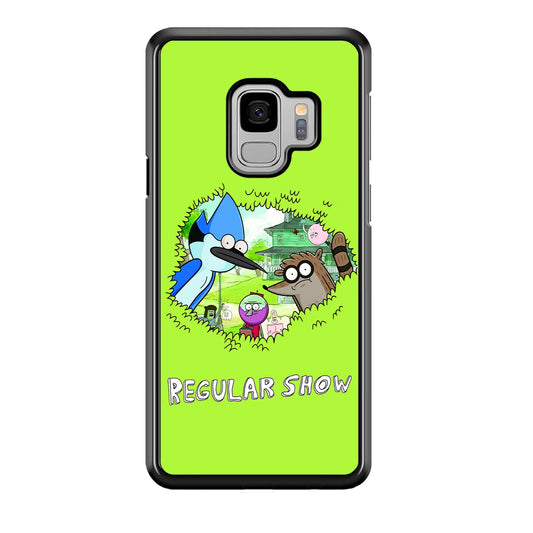 Regular Show Hide In The Bushes Samsung Galaxy S9 Case