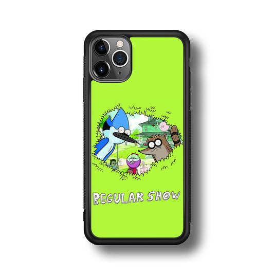 Regular Show Hide In The Bushes iPhone 11 Pro Case