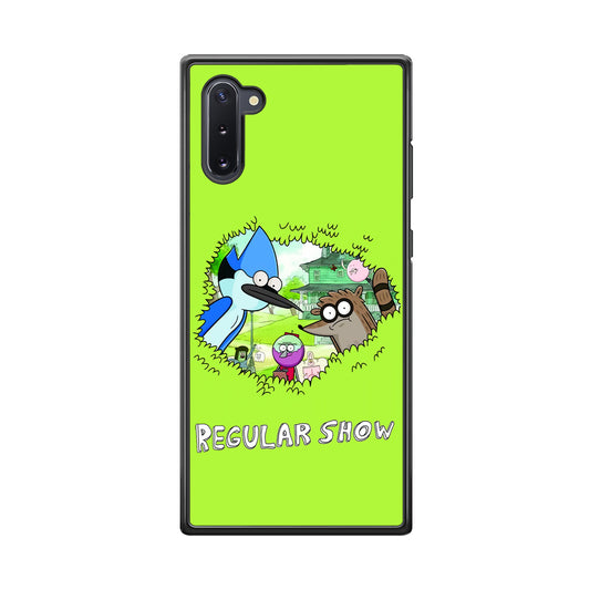 Regular Show Hide In The Bushes Samsung Galaxy Note 10 Case