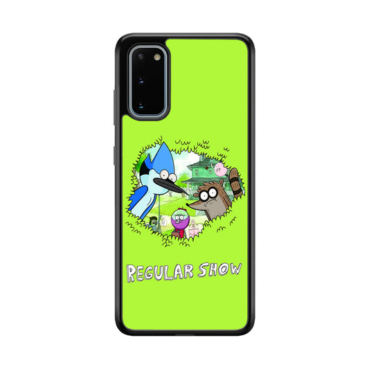 Regular Show Hide In The Bushes Samsung Galaxy S20 Case