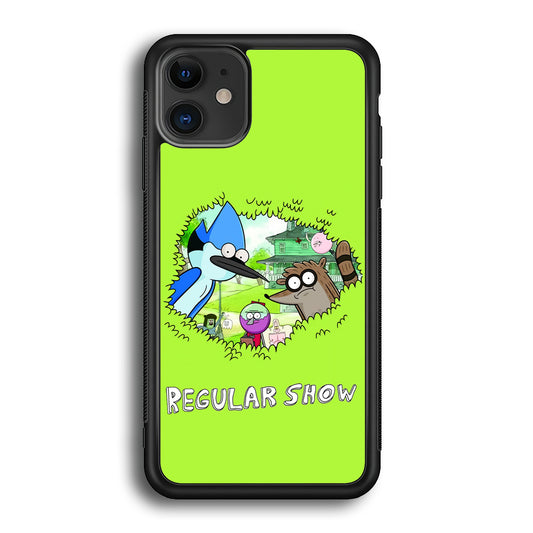 Regular Show Hide In The Bushes iPhone 12 Case