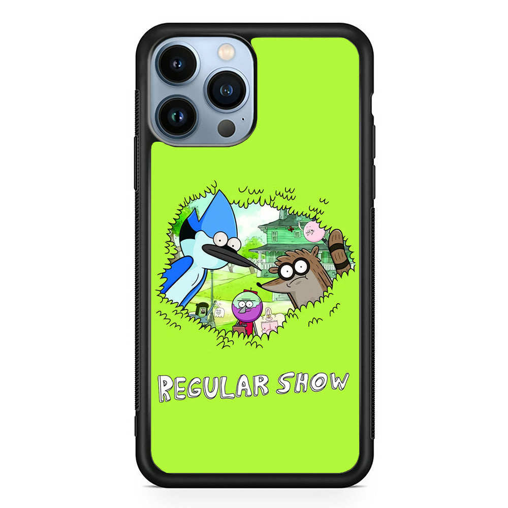 Regular Show Hide In The Bushes iPhone 13 Pro Max Case