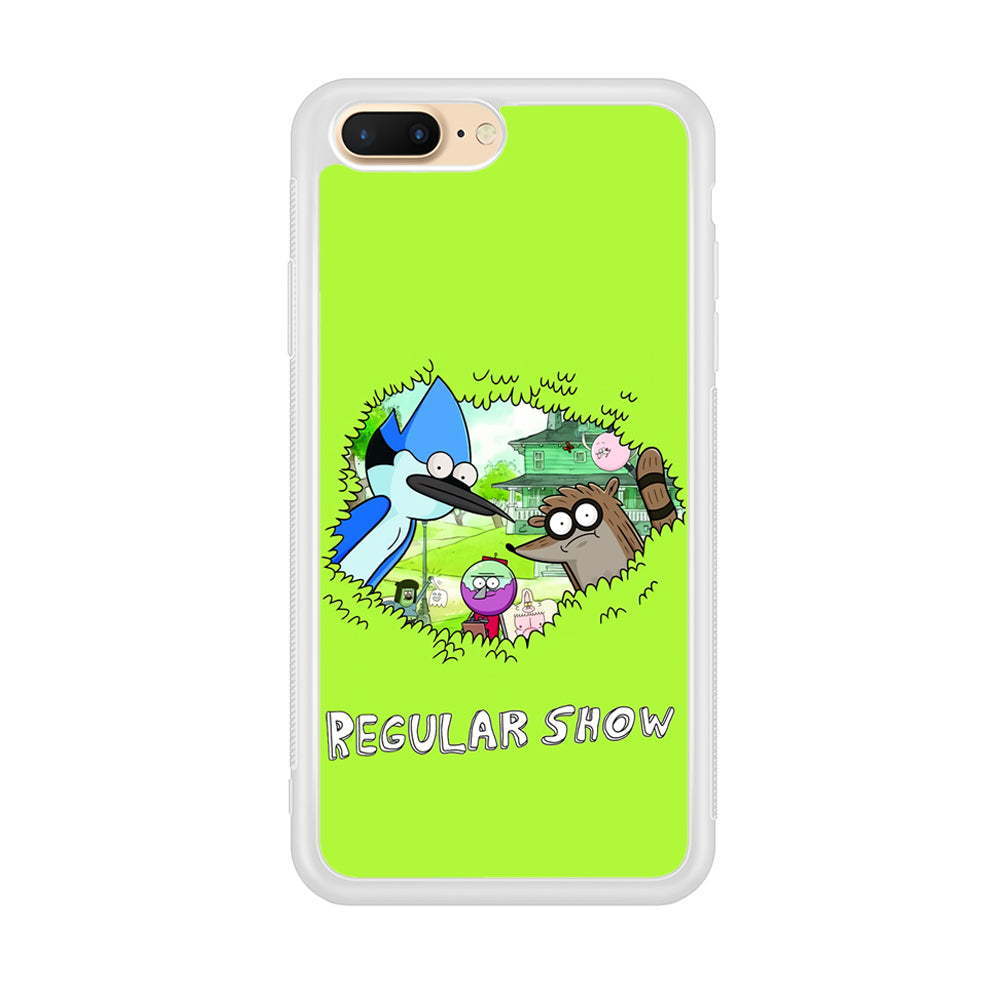 Regular Show Hide In The Bushes iPhone 8 Plus Case