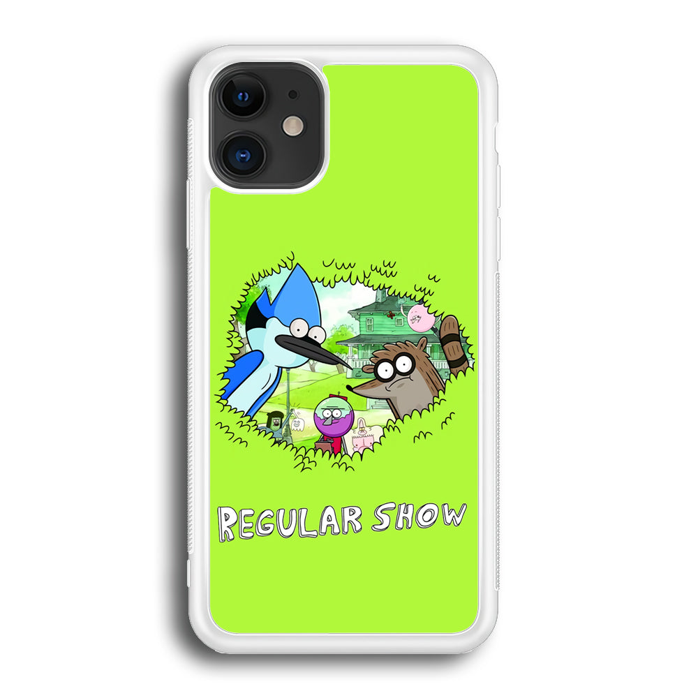 Regular Show Hide In The Bushes iPhone 12 Case