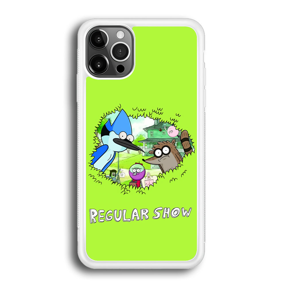 Regular Show Hide In The Bushes iPhone 12 Pro Max Case