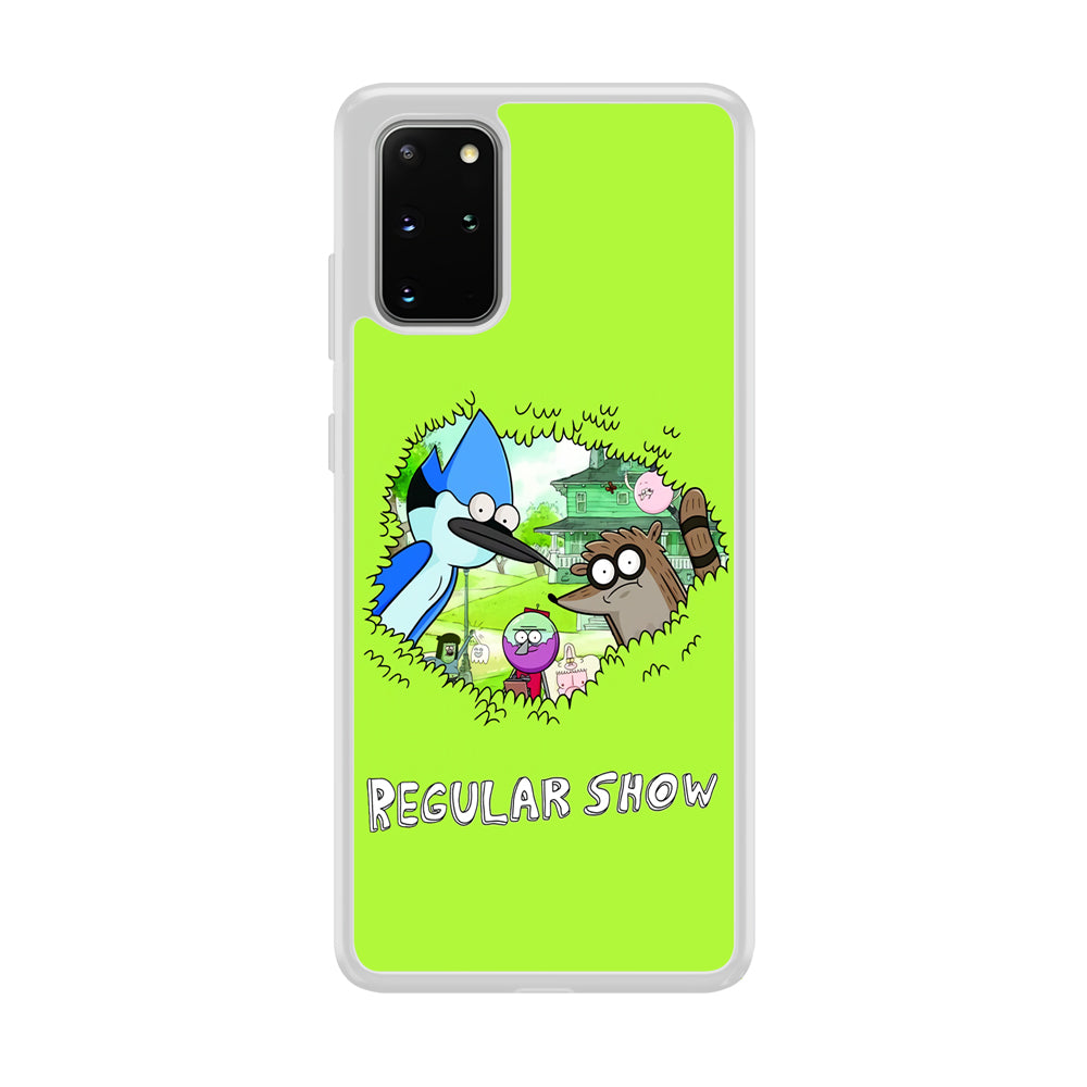 Regular Show Hide In The Bushes Samsung Galaxy S20 Plus Case