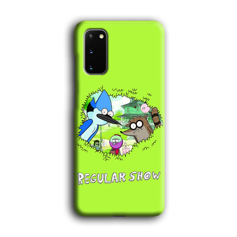 Regular Show Hide In The Bushes Samsung Galaxy S20 Case