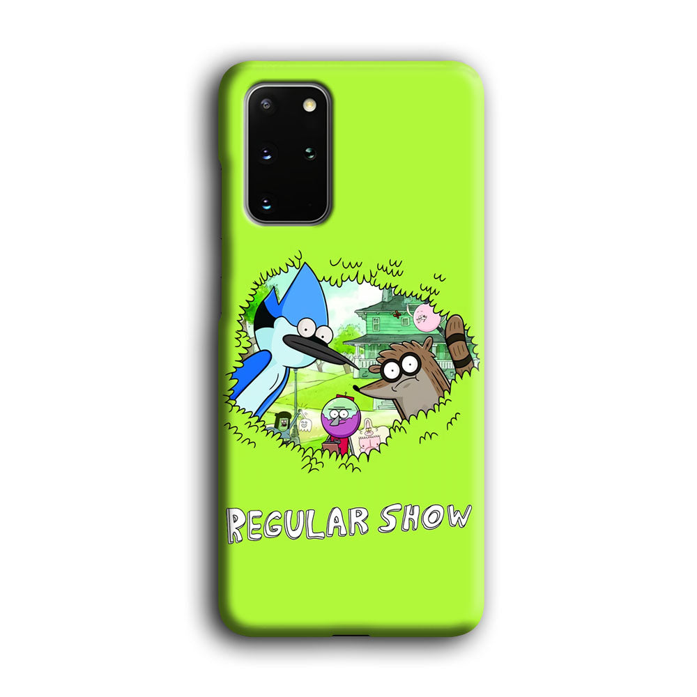 Regular Show Hide In The Bushes Samsung Galaxy S20 Plus Case