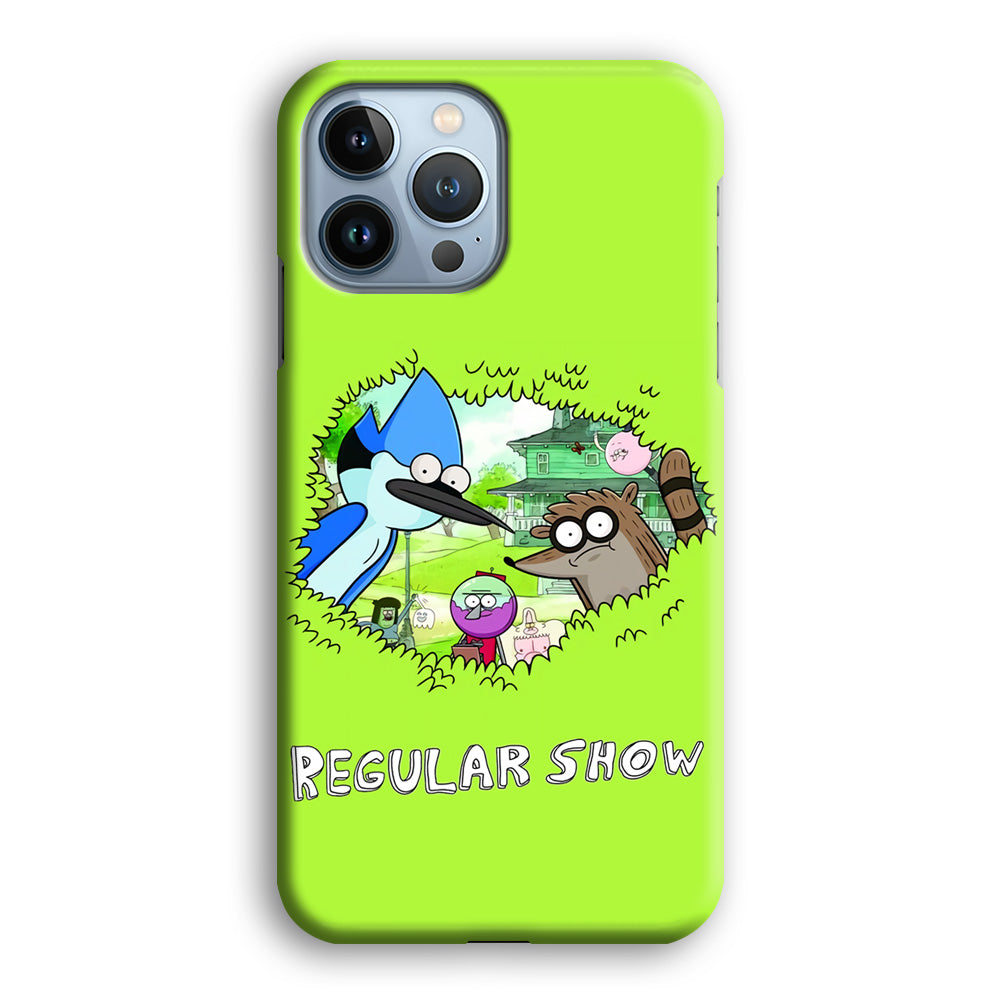 Regular Show Hide In The Bushes iPhone 13 Pro Max Case