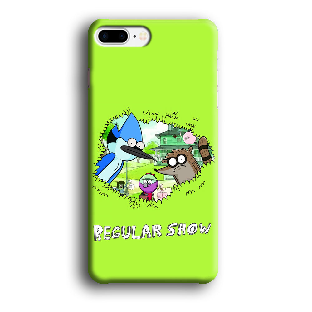 Regular Show Hide In The Bushes iPhone 8 Plus Case