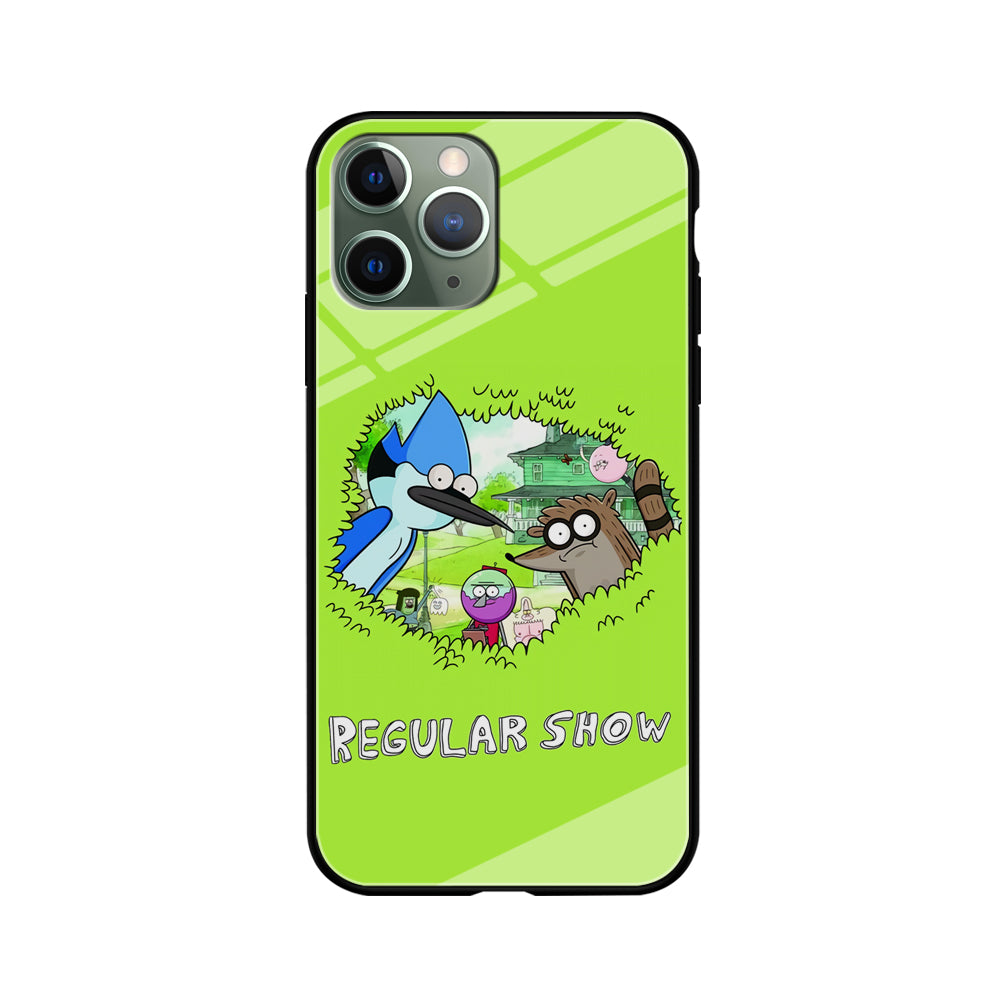 Regular Show Hide In The Bushes iPhone 11 Pro Case