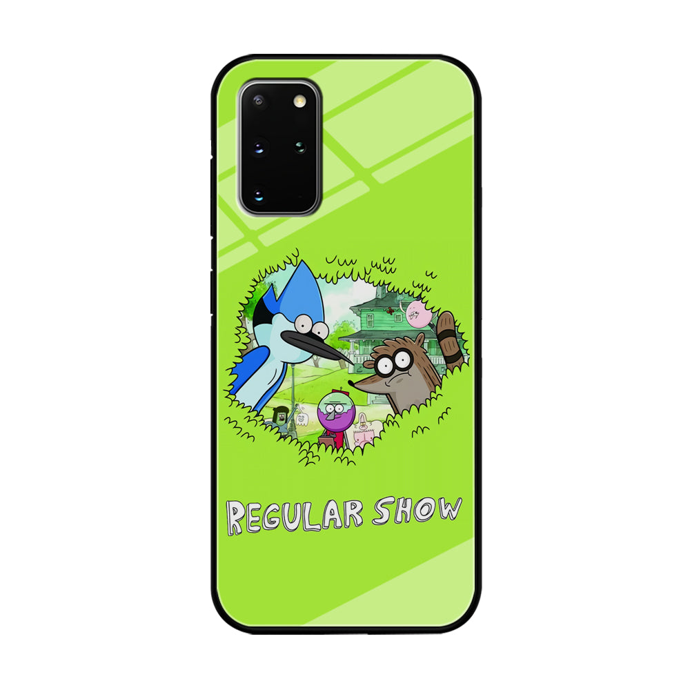 Regular Show Hide In The Bushes Samsung Galaxy S20 Plus Case