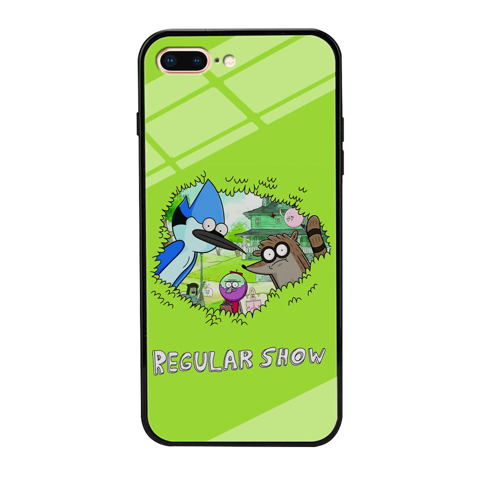 Regular Show Hide In The Bushes iPhone 8 Plus Case