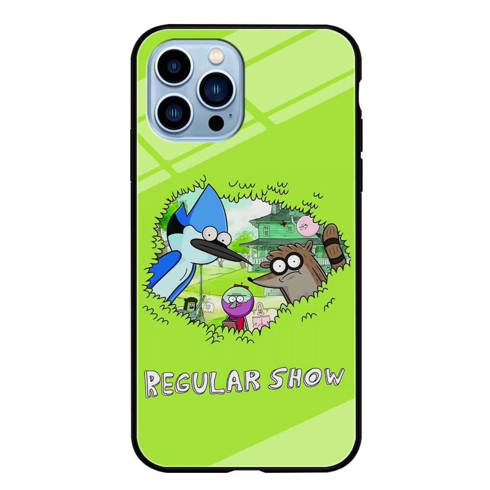 Regular Show Hide In The Bushes iPhone 13 Pro Max Case