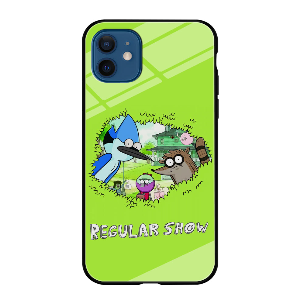 Regular Show Hide In The Bushes iPhone 12 Case