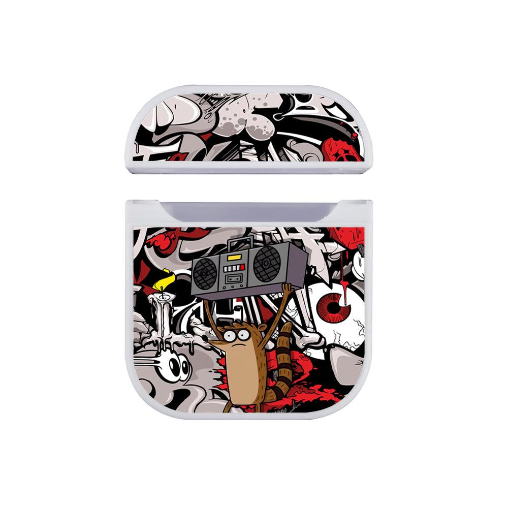Regular Show Keep Music On Apple Airpods Case White