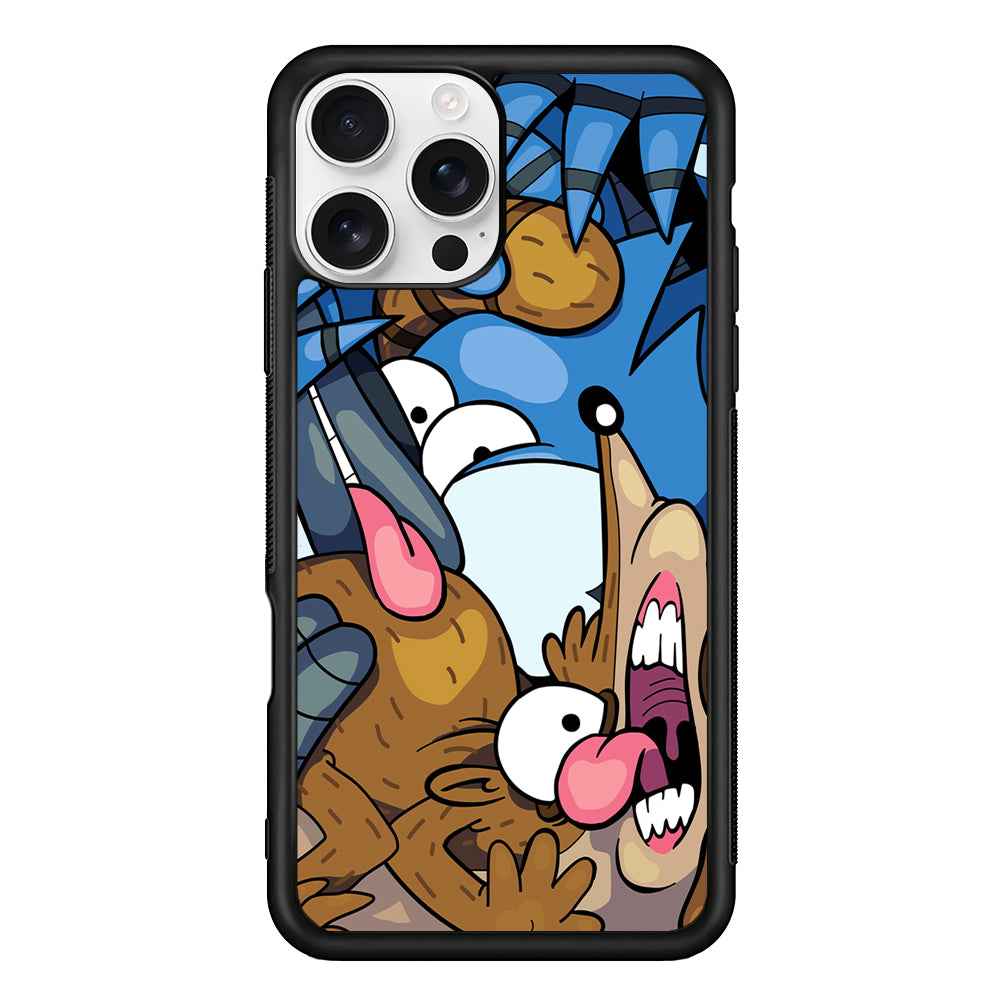 Regular Show Stumbled on The Glass iPhone 16 Pro Case