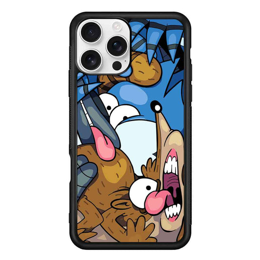 Regular Show Stumbled on The Glass iPhone 16 Pro Max Case