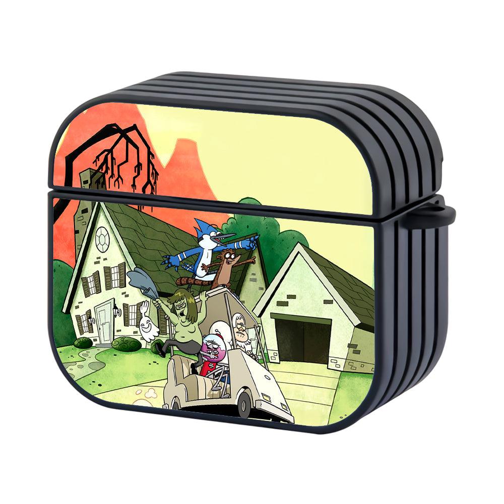 Regular Show The Aimless Journey Apple Airpods 4 Case Black