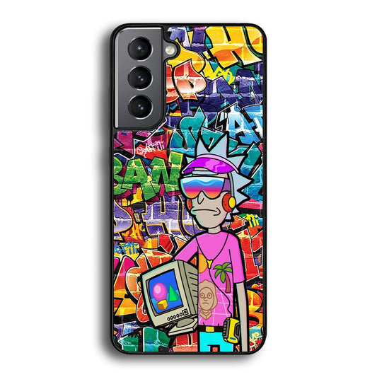 Rick And Morty Hiphop Pitch Samsung Galaxy A16 Case - Carneyforia
