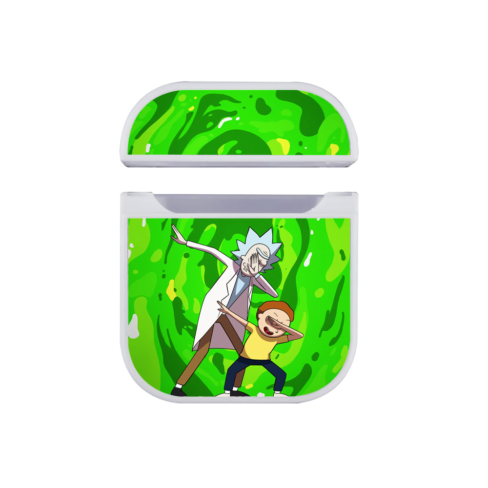 Rick And Morty Slime Dance Apple Airpods Case White