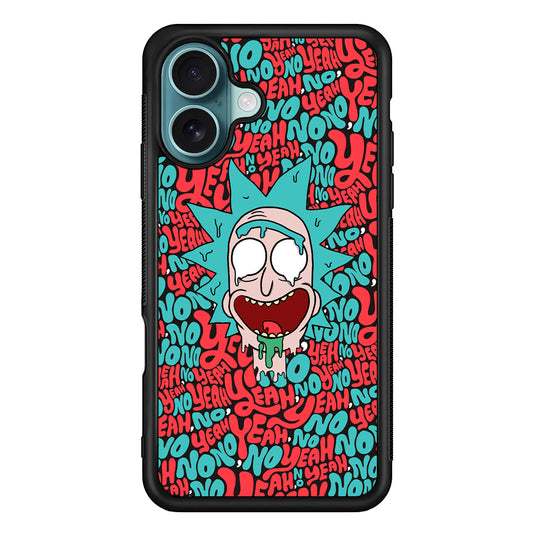 Rick Flip in Word iPhone 16 Case