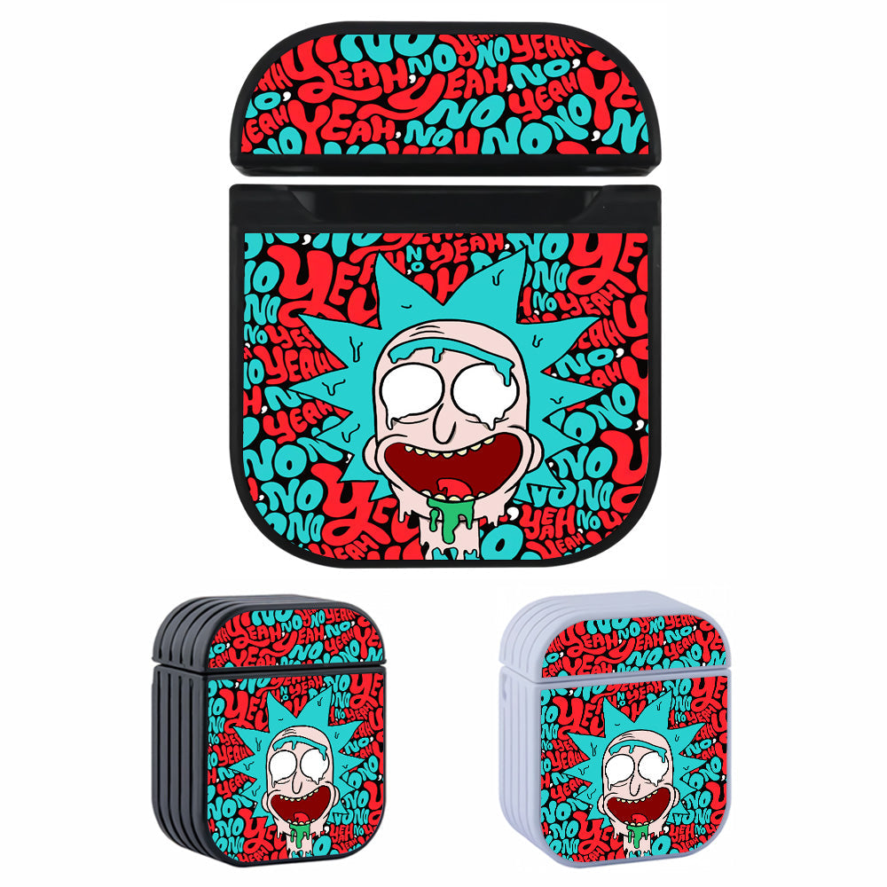 Rick Head And Word Apple Airpods Case