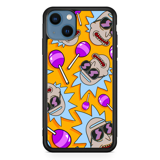 Rick Lolipop Doodle iPhone 14 Plus Case - Carneyforia