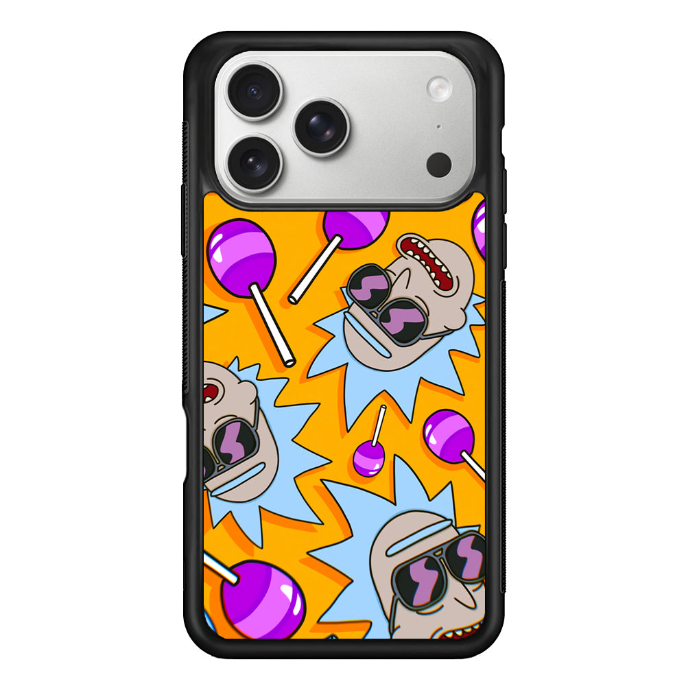Rick Lolipop Doodle iPhone 17 Pro Max Case