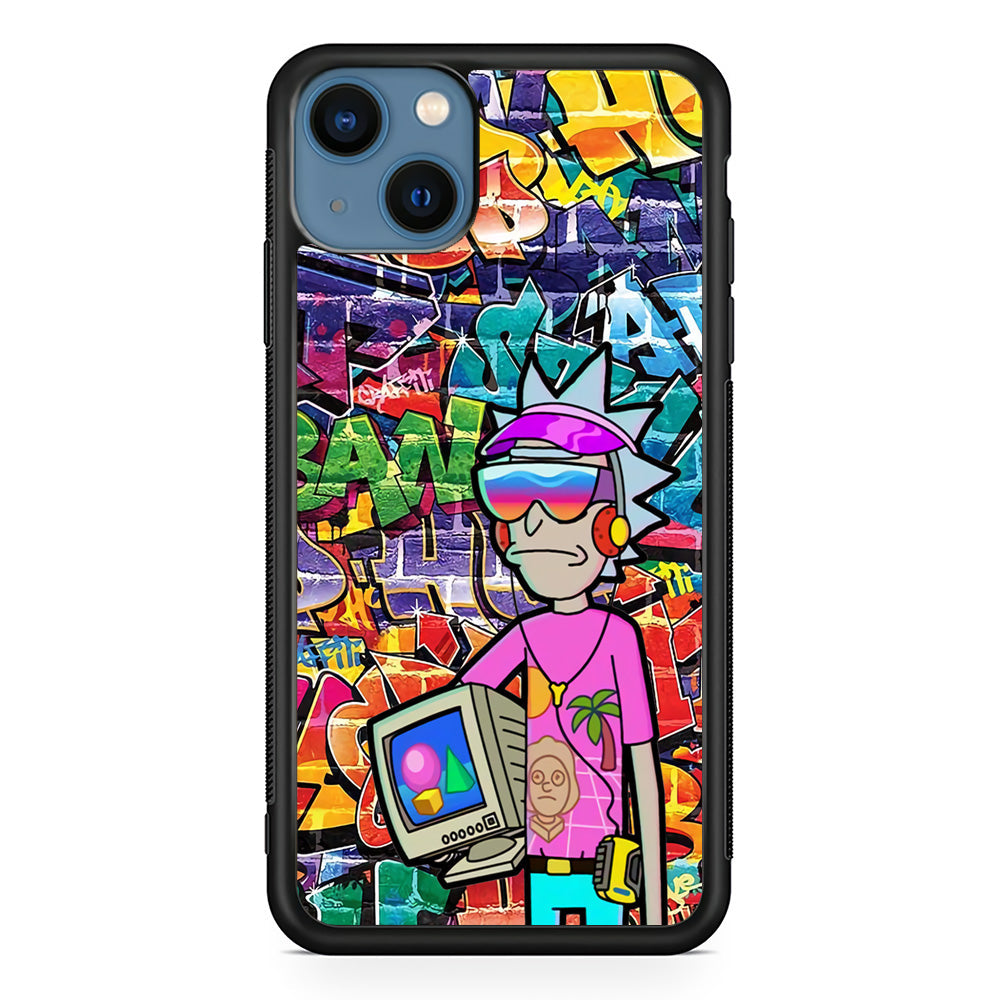 Rick And Morty Hiphop Pitch iPhone 15 Case - Carneyforia