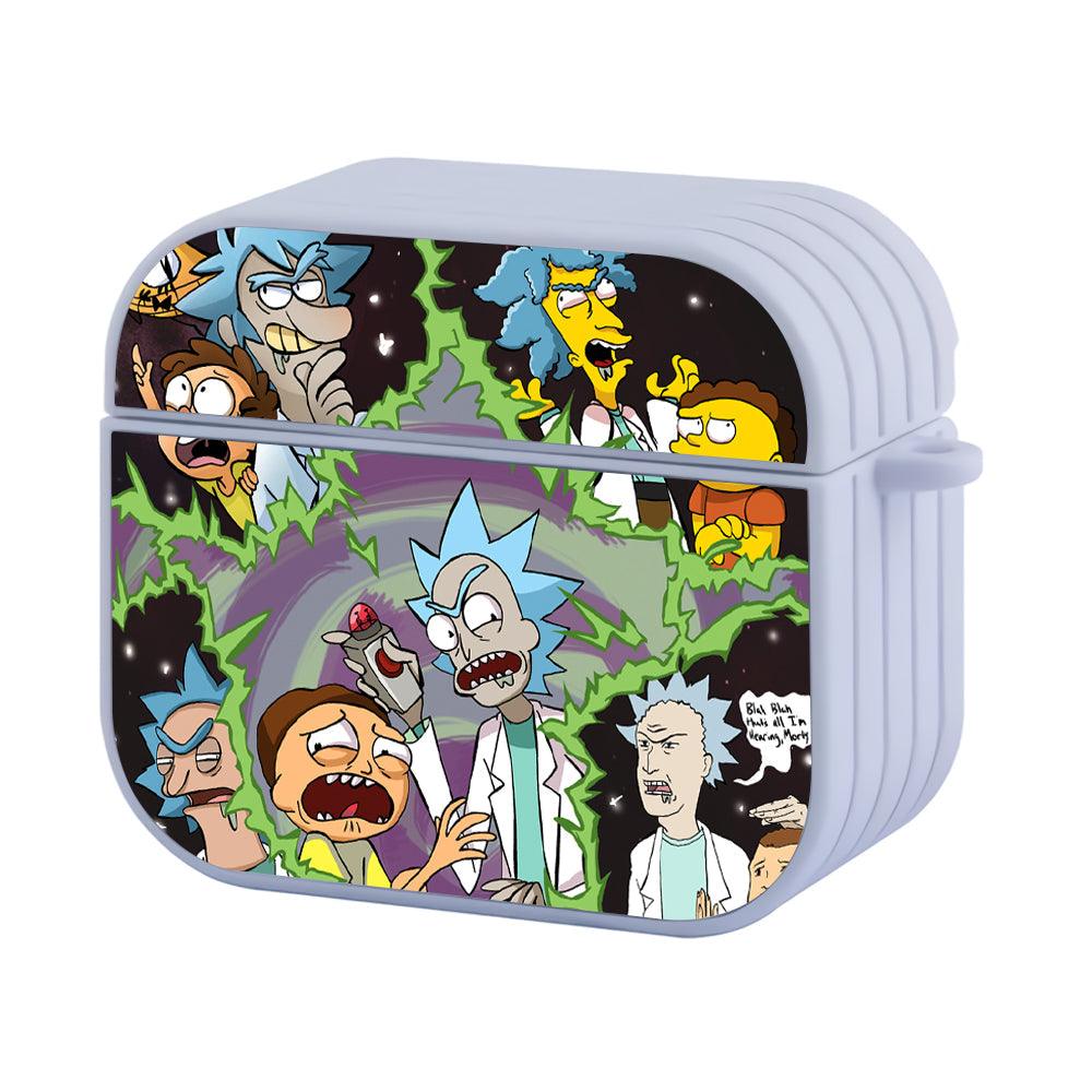 Rick and Morty Another Alteration Apple Airpods 4 Case White