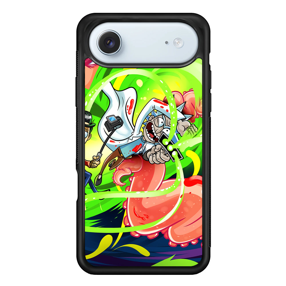 Rick and Morty Flying Shooter iPhone 17 Air Case